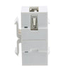 ACCL Keystone Insert, White, USB 2.0 Type A Female To Type B Female Adapter