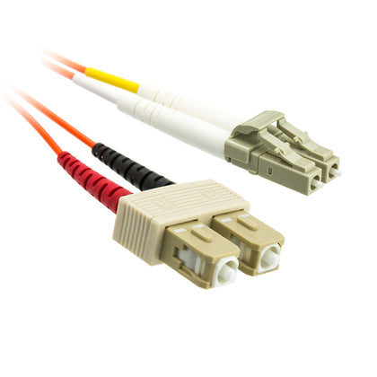 ACCL 49.2ft (15 Meter) LC to SC Fiber Optic Cable, Multimode, Duplex, 62.5/125