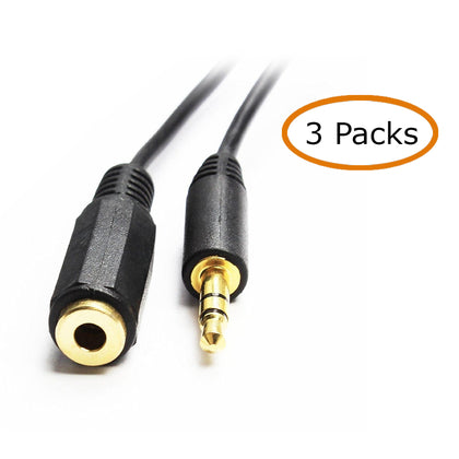 ACCL 50 Feet Premium Gold plated 3.5mm Stereo Male to Female Cable