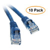 ACCL 1 Feet RJ45 Snagless/Molded Boot Blue Cat6 Ethernet Lan Cable