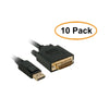 ACCL 15ft DisplayPort Male to DVI Male Video Cable