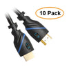 ACCL 10 Feet HDMI High Speed HDMI Cable Male to Male, Supports Ethernet, 3D and Audio Return