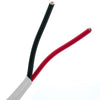 ACCL Plenum Security Cable, 14 AWG/2 Conductor, Stranded, CMP, Spool, White, 1000ft