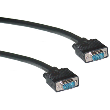 ACCL 75ft HD15 Male to HD15 Male SVGA Cable, Coaxial Construction, Double Shielded, Black