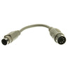 ACCL 6in PS/2 to AT Keyboard Adapter MiniDin6 (PS/2) Female to Din5 (AT) Male