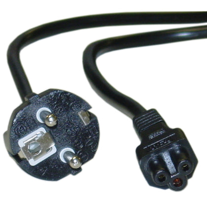 ACCL 6ft Europlug or CE 7/7 to C5, Polarized, VDE Approved European Notebook/Laptop Power Cord