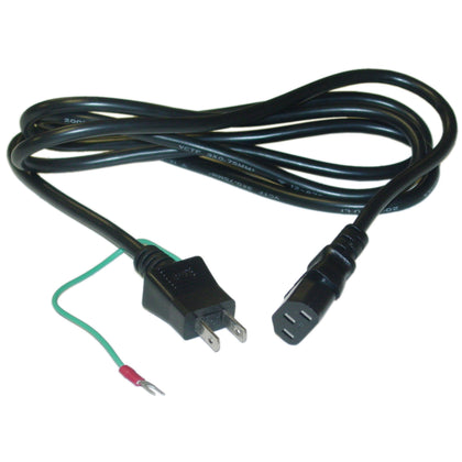 ACCL 6ft JIS C 8303 with Ground Wire to C13, PSE Approved Japanese Computer/Monitor Power Cord