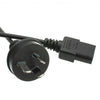 ACCL 6ft Australian 3-Prong AS/NZS 3112 to C13 Power Csble for Computer/Monitor, Black