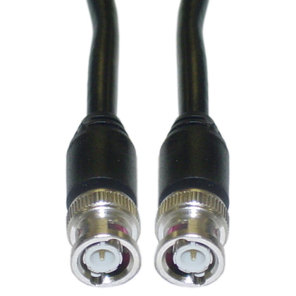 ACCL 50ft BNC Male to BNC Male RG59/U 75 Ohm Coaxial Cable, Black