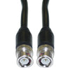 ACCL 50ft BNC Male to BNC Male RG59/U 75 Ohm Coaxial Cable, Black