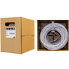 ACCL 500ft Cat5e Ethernet Cable, Solid, Unshielded Twisted Pair, Pullbox, Gray