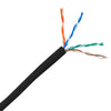 ACCL 1000ft Cat5e UTP Ethernet Cable, Stranded, Pullbox, Black