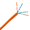 ACCL 1000ft Cat5e UTP Ethernet Cable, Stranded, Pullbox, Orange