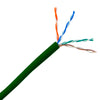 ACCL 1000ft Cat5e UTP Ethernet Cable, Stranded, Pullbox, Green