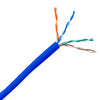 ACCL 1000ft Cat5e UTP Ethernet Cable, Solid, Pullbox, Blue