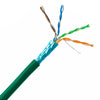 ACCL 1000ft Cat5e STP Ethernet Cable, Solid, 24 AWG, Pullbox, Green