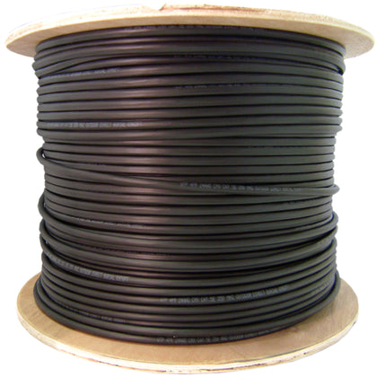 ACCL 12 Fiber, Indoor/Outdoor Fiber Optic Cable, Multimode 50/125 OM2, Plenum Rated, Spool, Black, 1000ft