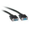 ACCL 100ft HD15 Male to HD15 Female SVGA Extension Cable, Coaxial Construction, Double Shielded, Black