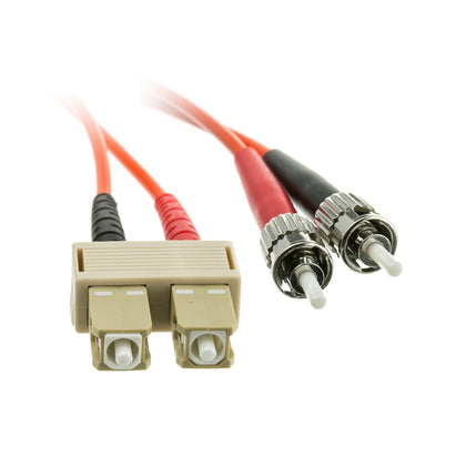 ACCL 65.6ft (20 Meter) SC to ST Fiber Optic Cable, Multimode, Duplex, 62.5/125