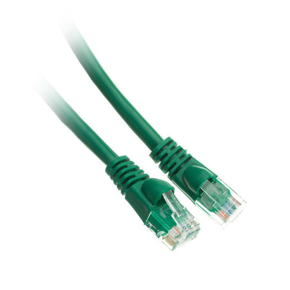 ACCL 1 Feet RJ45 Snagless/Molded Boot Green Cat6a Ethernet Lan Cable