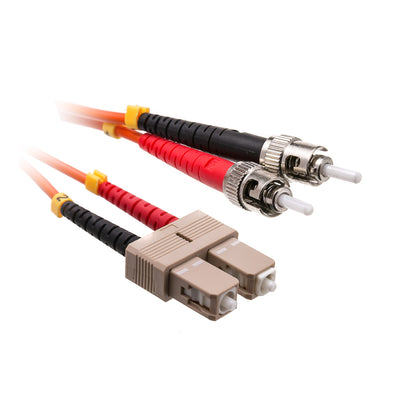ACCL 3.28ft (1 Meter) SC to ST Fiber Optic Cable, Multimode, Duplex, 50/125