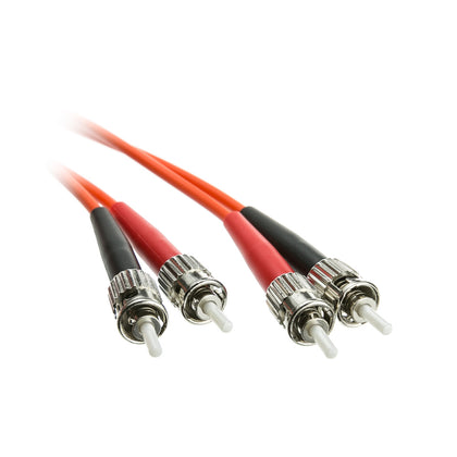 ACCL 49.2ft (15 Meter) ST to ST Fiber Optic Cable, Multimode, Duplex, 62.5/125