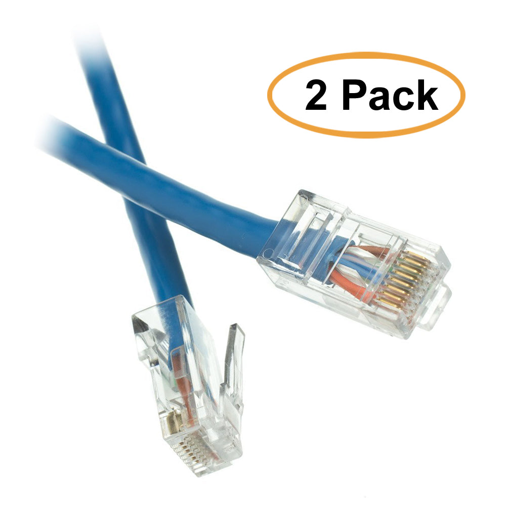 Bootless Tool ACCL 5ft Cat5e RJ45 Bootless Ethernet Lan Cable, Blue , 1pk – ACCL ...