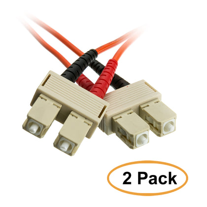 ACCL 49.2ft (15 Meter) SC to SC Fiber Optic Cable, Multimode, Duplex, 62.5/125