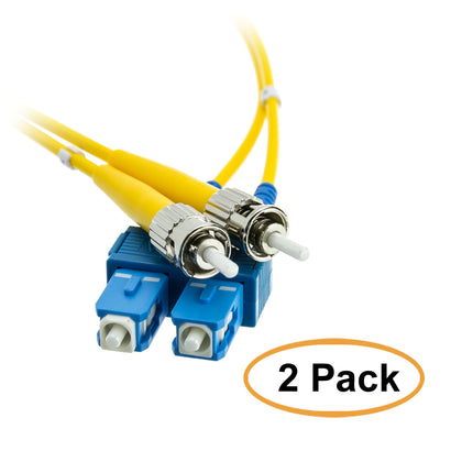ACCL 9.84ft (3 Meter) SC to ST Fiber Optic Cable, Singlemode, Duplex, 9/125