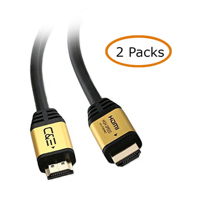 ACCL 1.5 Feet High Speed Ultra HDMI Cable (HDMI 2.0) - Supports 4K Resolution @ 60HZ, 1080p, 3D, Ultra HD, Audio Return - 24AWG, CL3 Rated, Black
