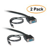 ACCL 50ft HD15 Male to HD15 Male SVGA Cable with 3.5mm Audio, Coaxial Construction, Double Shielded, Black