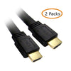 ACCL 10 Feet High Speed Flat HDMI Male to Male Cable with Ethernet, CL2 rated