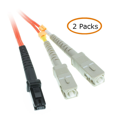 ACCL 32.8ft (10 Meter) MT-RJ to SC Fiber Optic Cable, Multimode, Duplex, 62.5/125