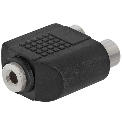 ACCL 3.5mm Mono Jack to 2xRCA Jack Adapter - Straight