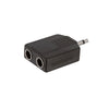 ACCL 3.5mm Mono Plug to 2x6.35mm Mono Jack Adapter