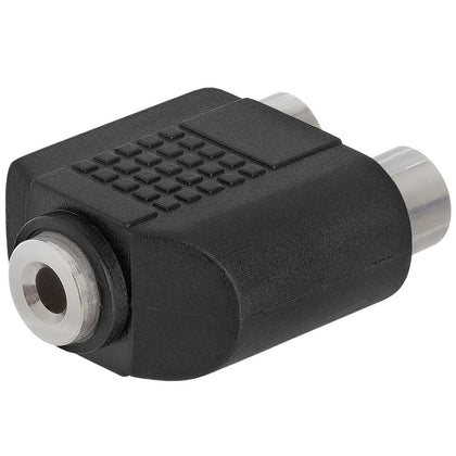ACCL 3.5mm Stereo Jack to 2xRCA Jack Adapter - Straight