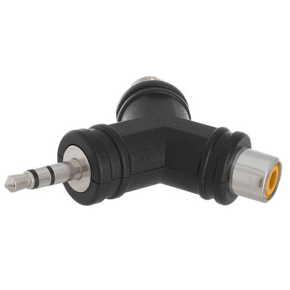 ACCL 3.5mm Stereo Plug to 2 x RCA Jack Adapter - Triangular