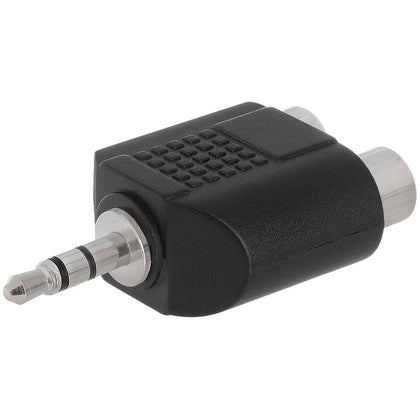 ACCL 3.5mm Stereo Plug to 2xRCA Jack Adapter - Straight
