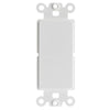 ACCL Decora Blank Wall Plate Insert, White