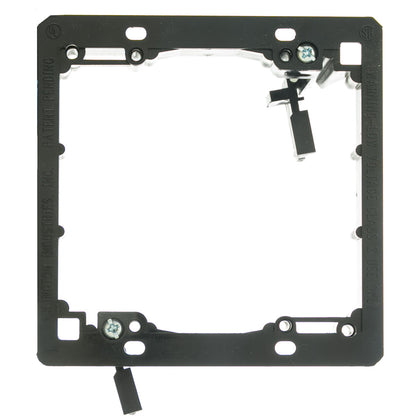 ACCL Nylon, Low Voltage Dual Gang Wall Plate Mounting Bracket