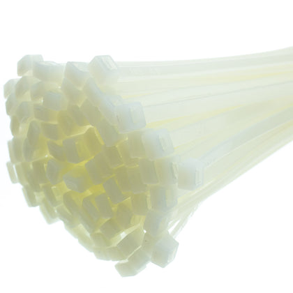 ACCL 4in Nylon Cable Tie, 18 pound weight limit, (100 Pieces/Set), 4in