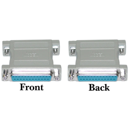 ACCL DB25 Female to DB25 | Female Null Modem Adapter