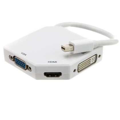 ACCL Mini DisplayPort to HDMI, VGA or DVI 3-IN-1 Adapter