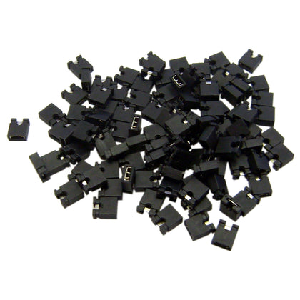 ACCL 2.54mm Computer Jumper (100 Pieces/Set), For Hard Drive, CD/DVD Drive, Motherboard and/or Expansion Card Jumper blocks