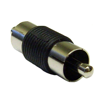 ACCL RCA Coupler/Gender Changer RCA Male to RCA Male Nickel Plated