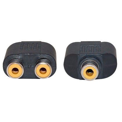 ACCL RCA Female to Dual RCA Female Splitter/Adapter
