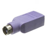 ACCL USB to PS/2 Keyboard/Mouse Adapter USB Type A Female to PS/2 (MiniDin6) Male, Purple