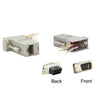 ACCL DB9 Male to RJ45 Jack Modular Adapter, Gray