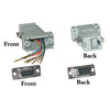 ACCL DB9 Female to RJ45 Jack Modular Adapter, Gray