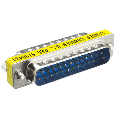 ACCL Serial Mini Gender Changer/Coupler DB25 Male to DB25 Male